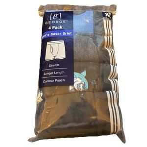 New Men George 4 pack boxer briefs